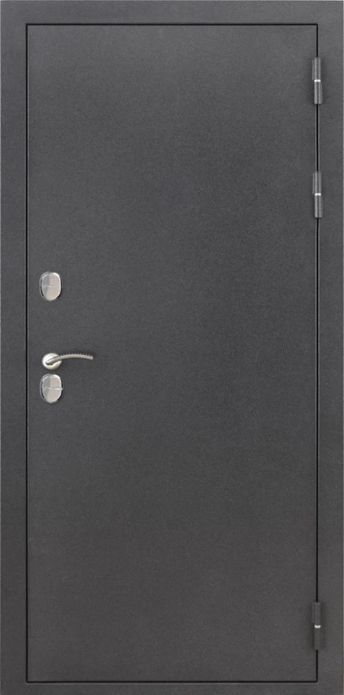 Входная дверь ДвериПРО Термо серебро ФЛ-677 (10мм, Белый матовый) DPRO225921 внешняя сторона