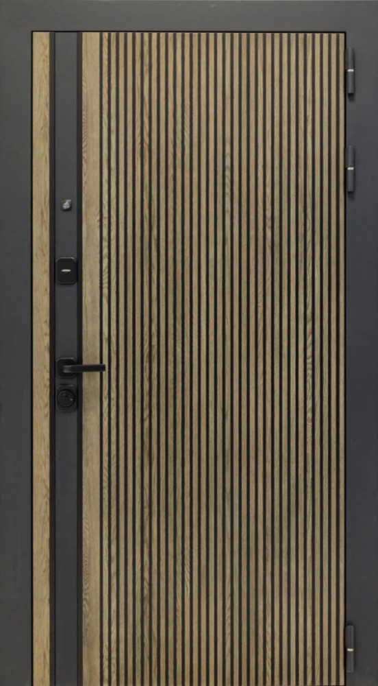 Входная дверь ДвериПРО Росна ФЛ-609 (Л-52, 10мм, Белый матовый) DPRO225908 внешняя сторона